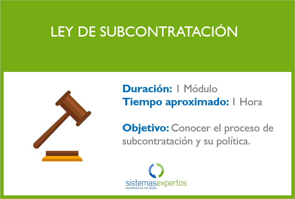 Curso Ley de Subcontratación